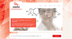 Desktop Screenshot of gatscientific.com